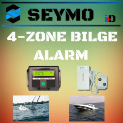 Alarme de cale à 4 zones programmables sans fil